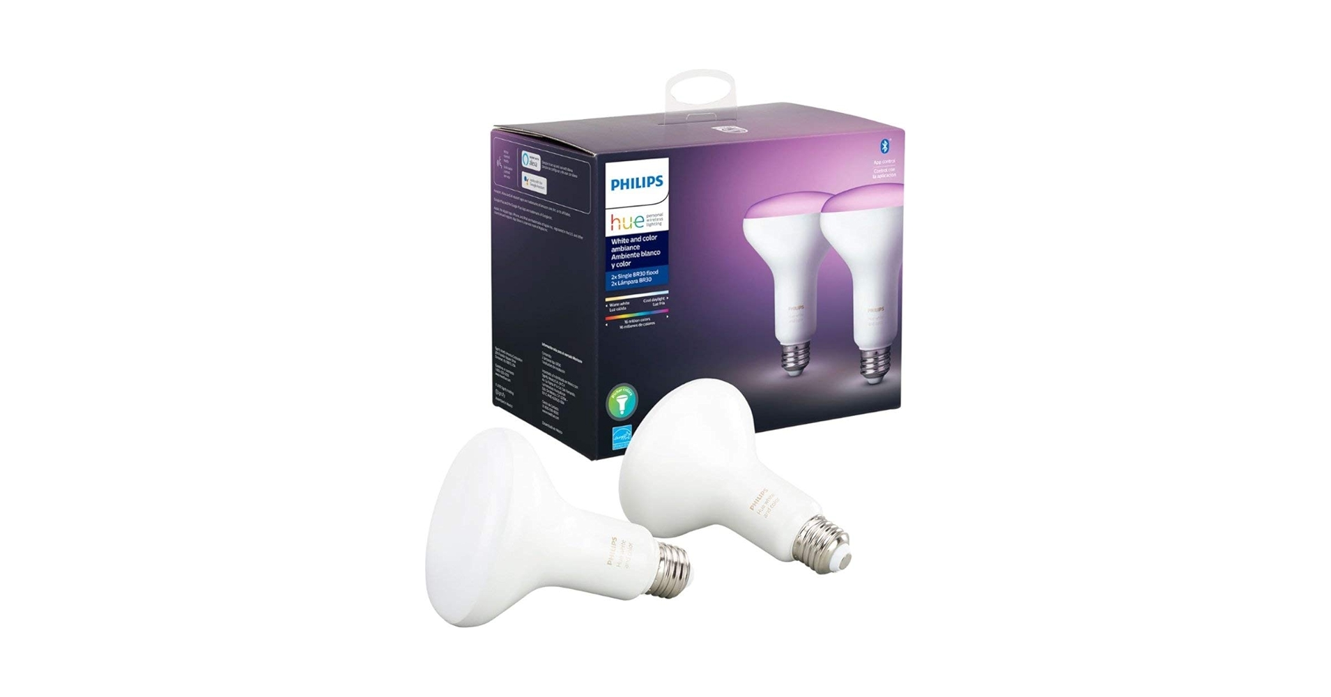 PHILIPS Hue White and Color Ambiance 3個 Hue 3-pack A19 E26 60W LED Bulbs White and Colour Ambiance